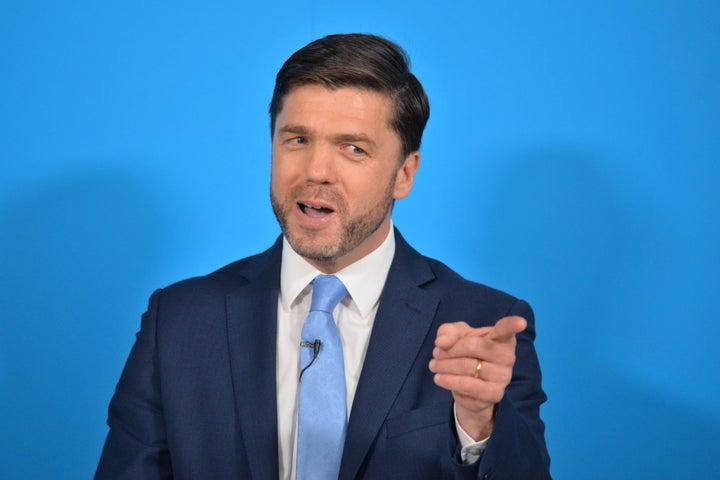 Stephen Crabb at his launch