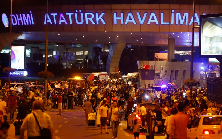 Hundreds of passengers trapped inside the airport during the attack streamed out early Wednesday with harrowing tales of the