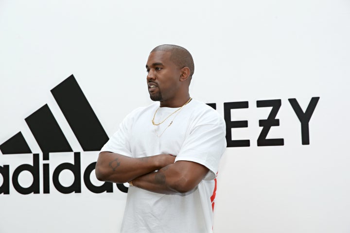 Kanye & Adidas sitting in a tree...