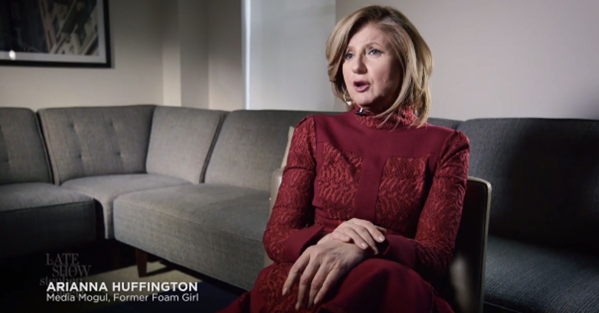 Arianna Huffington Recalls Best Club That Never Was In Late Show Bit