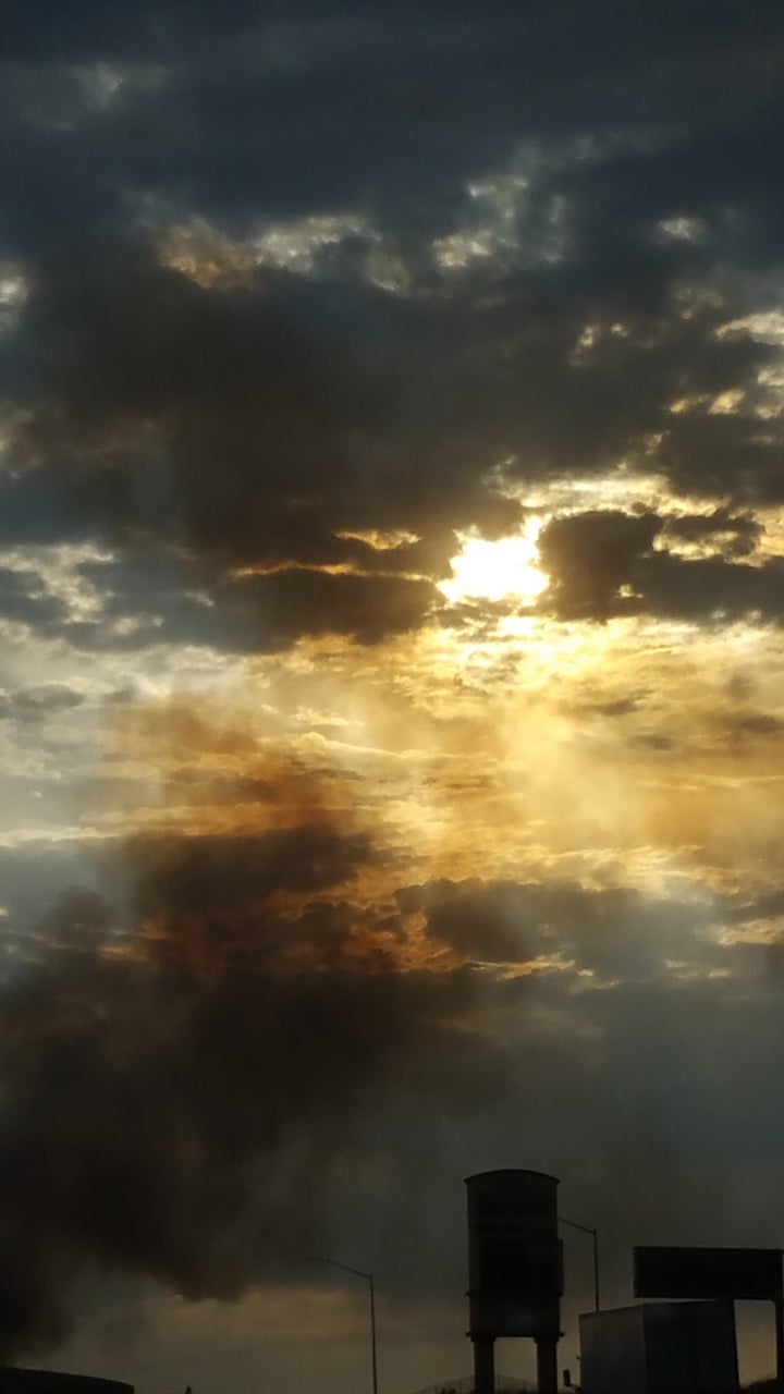 Fire in Phillips Ranch, California 