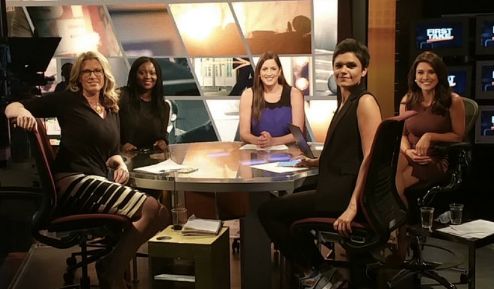 ESPN's "First Take" featured an all-female panel Wednesday -- a choice with which some viewers took issue.