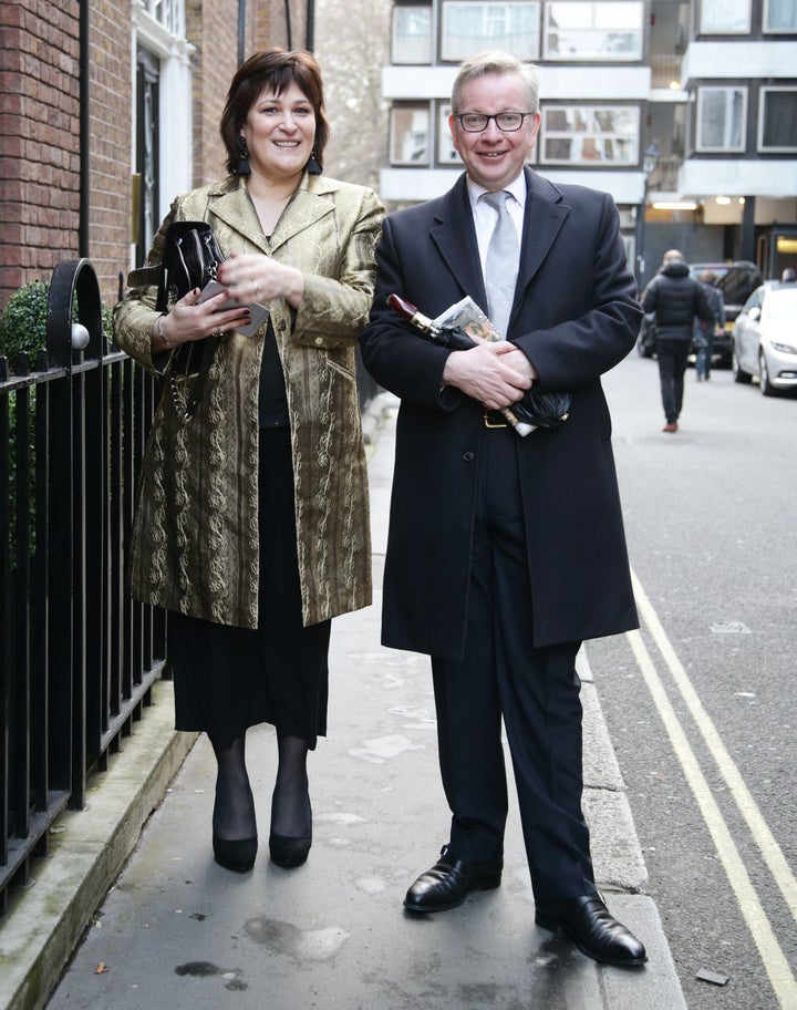 Michael Gove and his wife Sarah Vine.