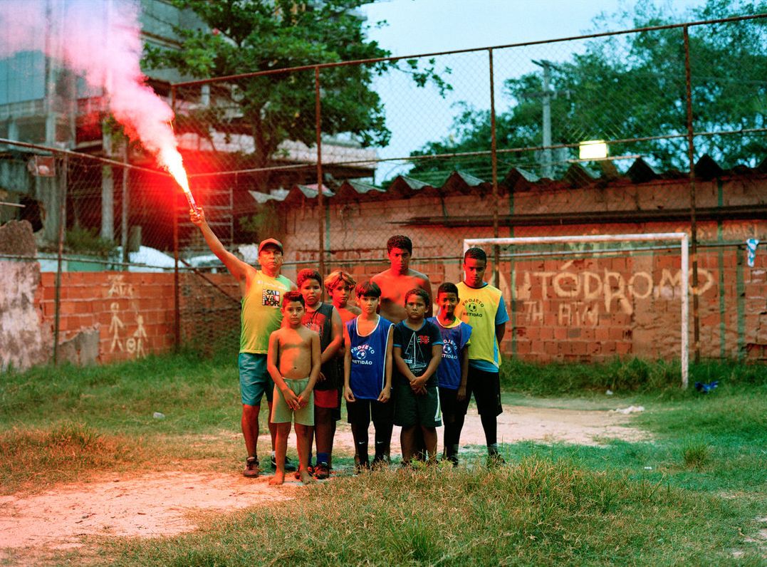 Many of Rio de Janiero's poorest residents have been forced from their homes ahead of the World Cup and Olympics. "These photographs invoke ideas of liberation, independence, resistance, protest and crisis while also making use of the core symbol of the Olympic Games -- the torch," says German artist Marc Ohrem-Leclef.