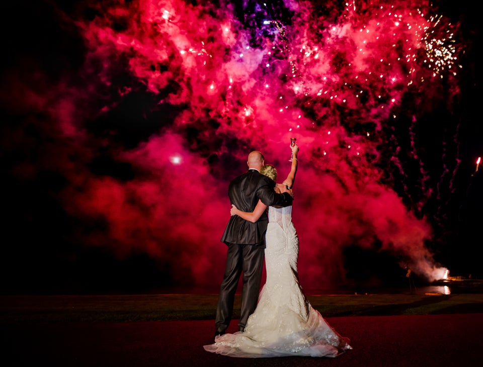 13 Photos Of Fireworks At Weddings That Are Absolutely Explosive Huffpost Life