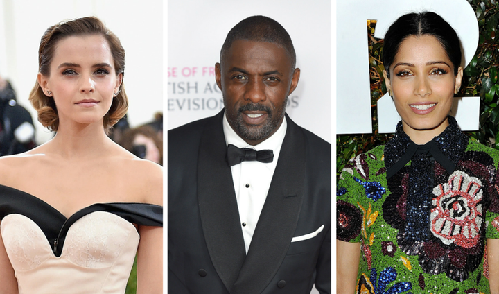 Emma Watson, Idris Elba and Freida Pinto are among this year's invitees. 