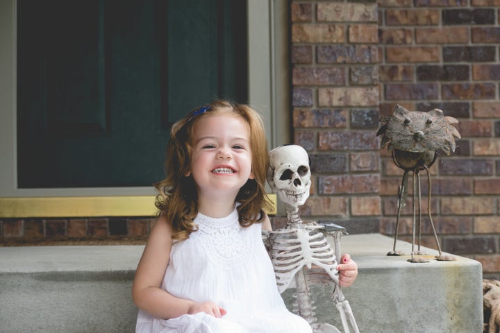 After her post went viral, the mom created a car seat safety-themed Facebook page called Mr. Bones Safety.