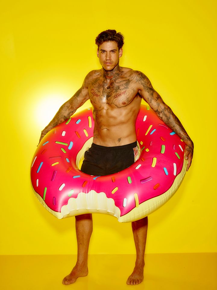 <strong> Terry Walsh and a giant inflatable doughnut</strong>