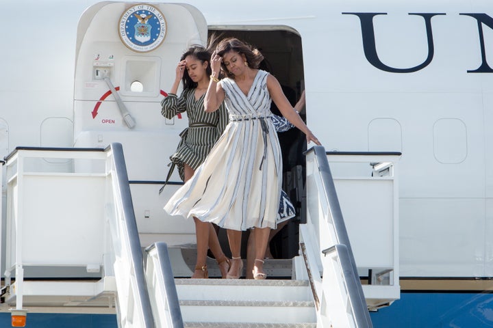 "Brush your hair out of your face like this, Malia."