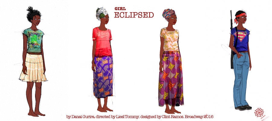 The Girl, played by Lupita Nyong'o: "And there’s Lupita. At first, she’s the virgin, very childlike. After the ra