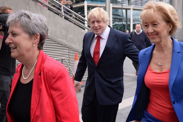 In happier days, Leave campaign chiefs Gisela Stuart, Boris Johnson and Andrea Leadsom