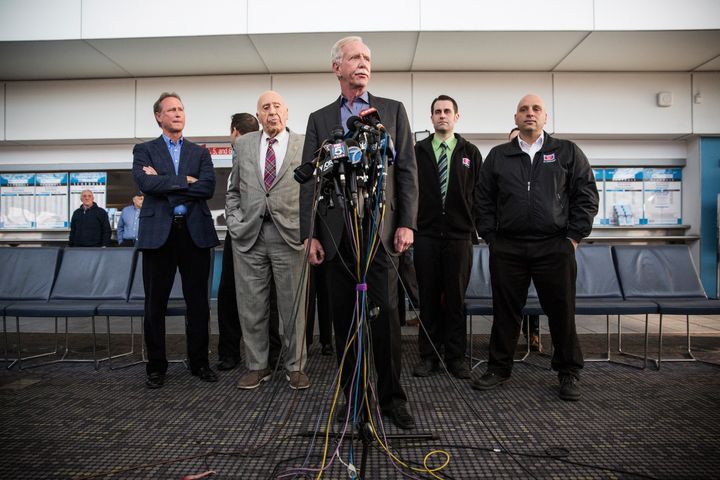 Chesley "Sully" Sullenberger, a retired airline captain famous for landing a commercial jet on the Hudson River, celebrates the five-year anniversary of "The Miracle on the Hudson" in 2014.