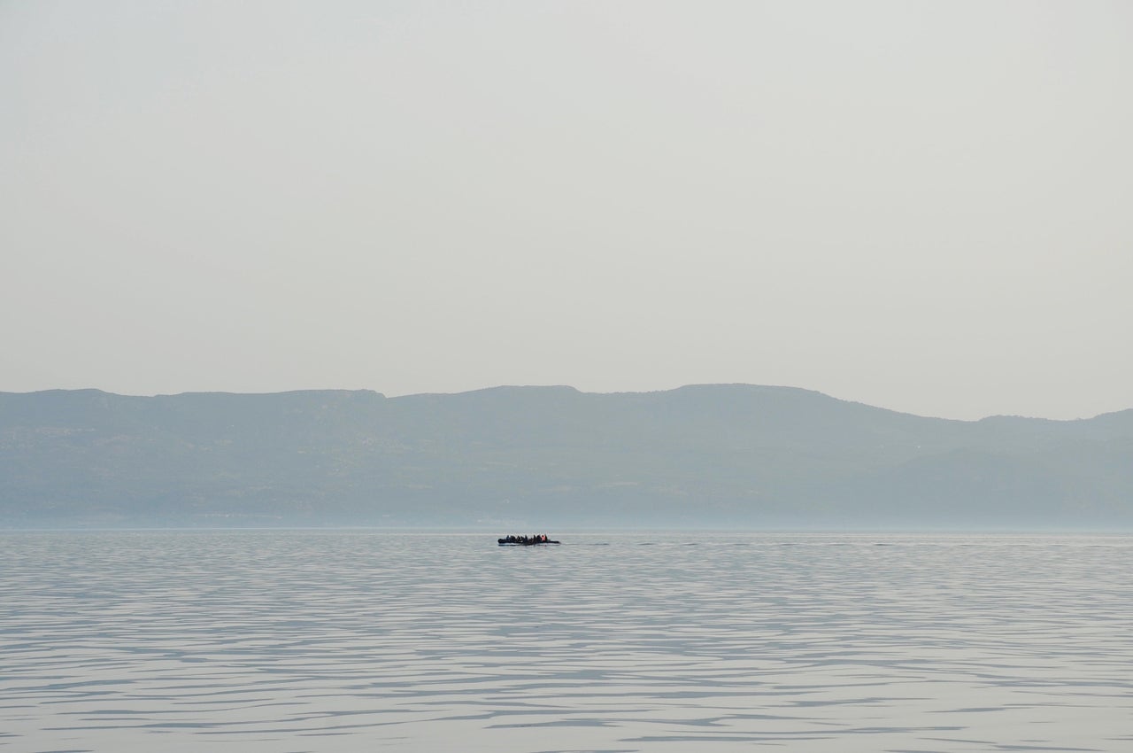 The raft inches towards the Arade.