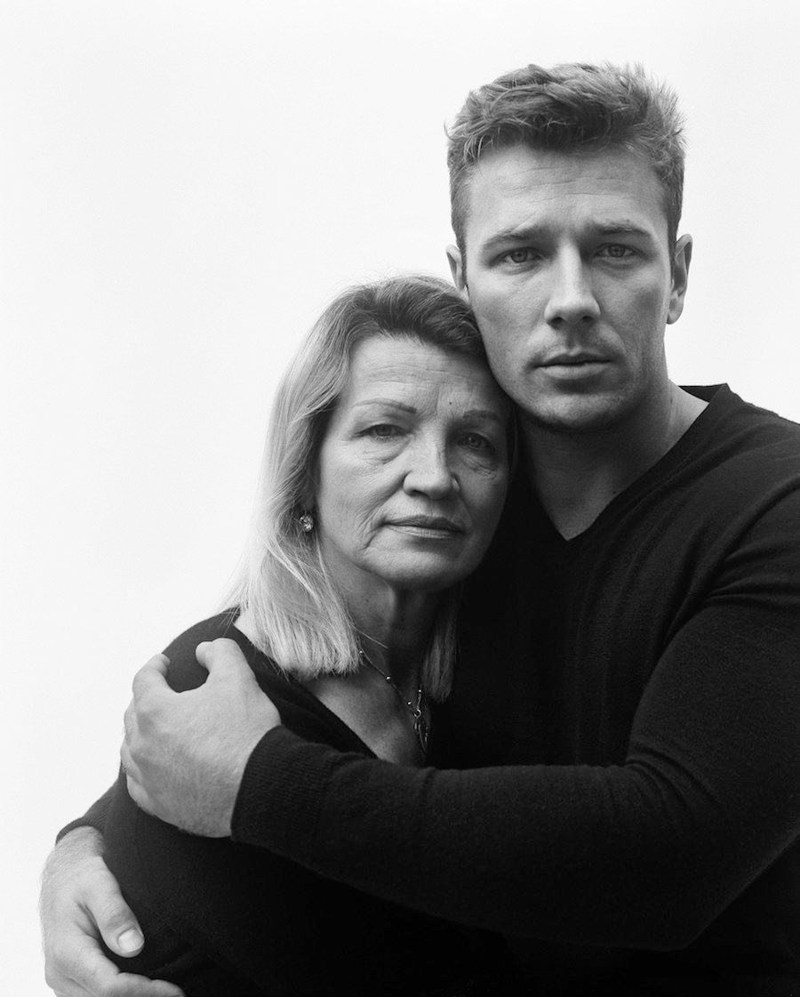Branislav Jankic, My Mother Mila with My Brother, 2016, C-Print, 35” x 29.5”, Edition of 3