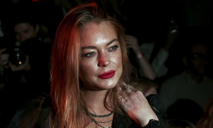 Lindsay Lohan has been invited to turn on the Christmas lights in Kettering, Northamptonshire, to make up for her offensive Brexit night tweets