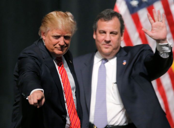 New Jersey Gov. Chris Christie, right, has repeatedly come to Donald Trump's defense.