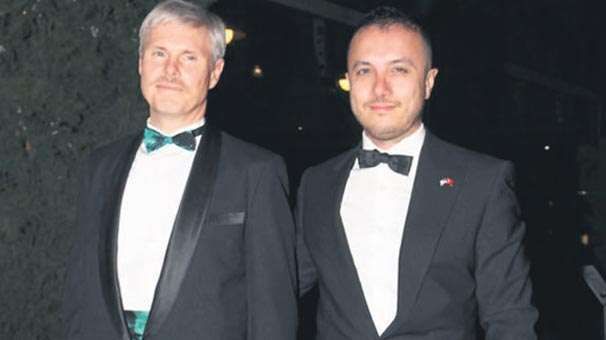 US Consulate General Charles F. Hunter and his Turkish husband Ramadan Çaysever
