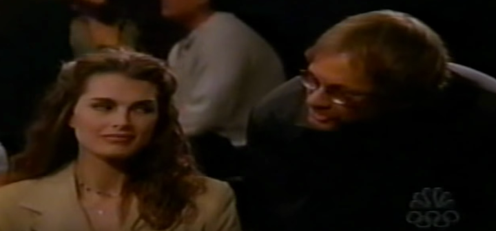 Warren Zevon alongside Suddenly Susan star Brook Shields.