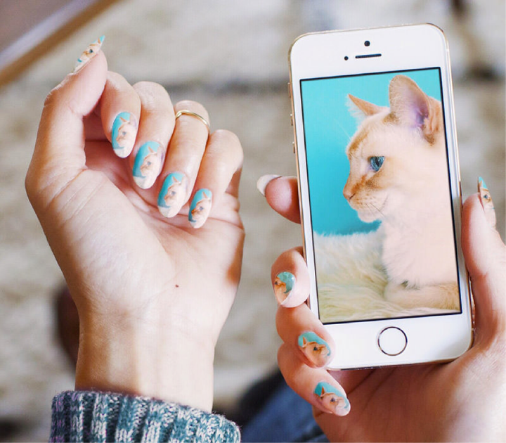 The app empowers customers to create nail art exactly the way they want it. 