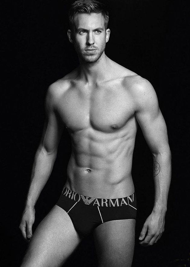 <strong>Calvin was the face (and body) of Armani</strong>