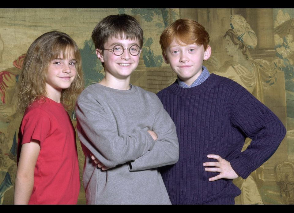 Daniel Radcliffe, Rupert Grint and Emma Watson star in 'Harry Potter'