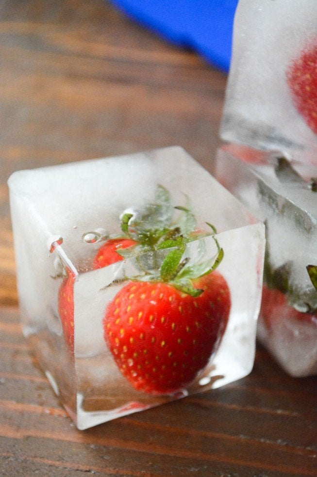 Fruit Ice Cubes - Spruce Up Any Drink! - Pip and Ebby