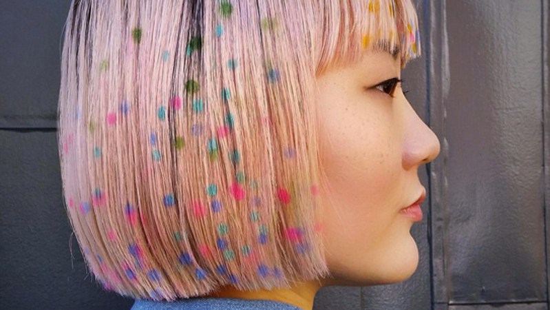 graffiti hair