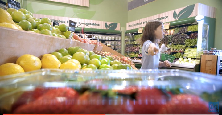 The strawberry and its box mates are scooped up by an eager shopper and taken home.