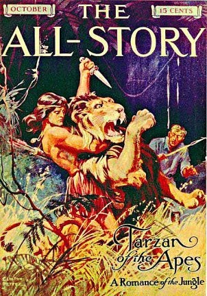 Burrough's original "Tarzan" tale in "The All-Story" (October 1912)