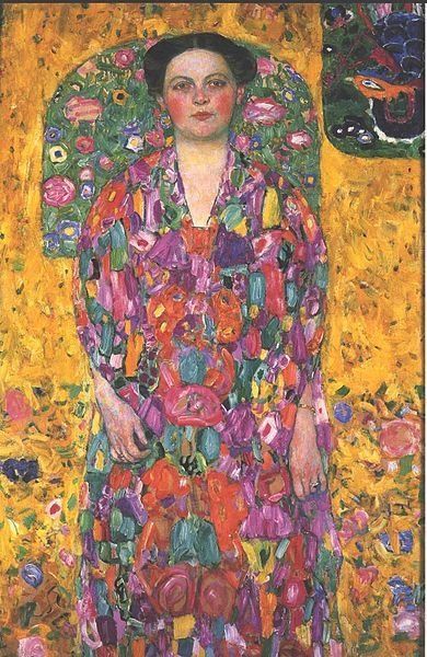 Gustav Klimt, "Portrait of Eugenia Primavesi" (1913)