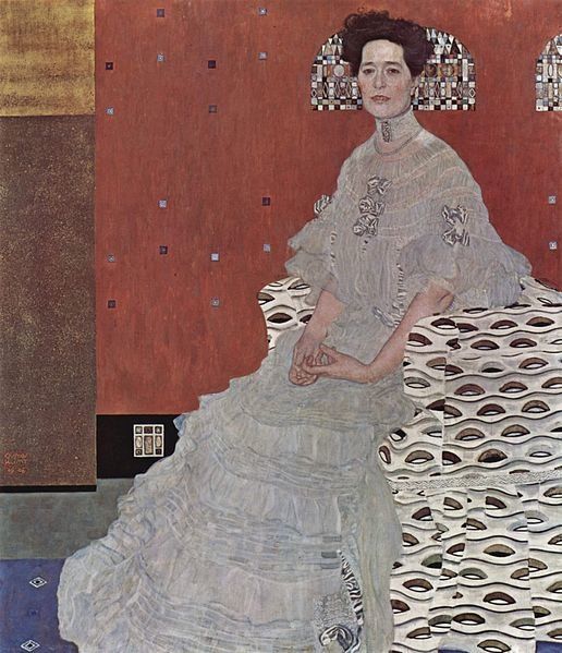 Gustav Klimt, "Portrait of Fritza Riedler" (1906)