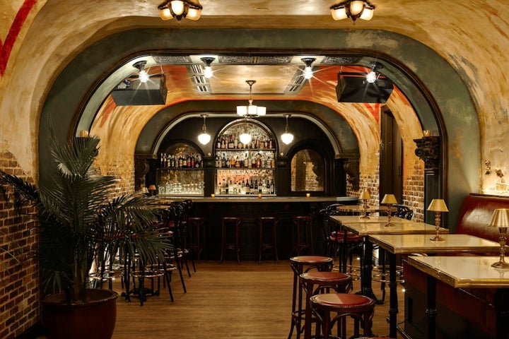 The Django lounge in the basement of The Roxy Hotel. Bringing Lunch in is a part of their effort to bring back the spiri