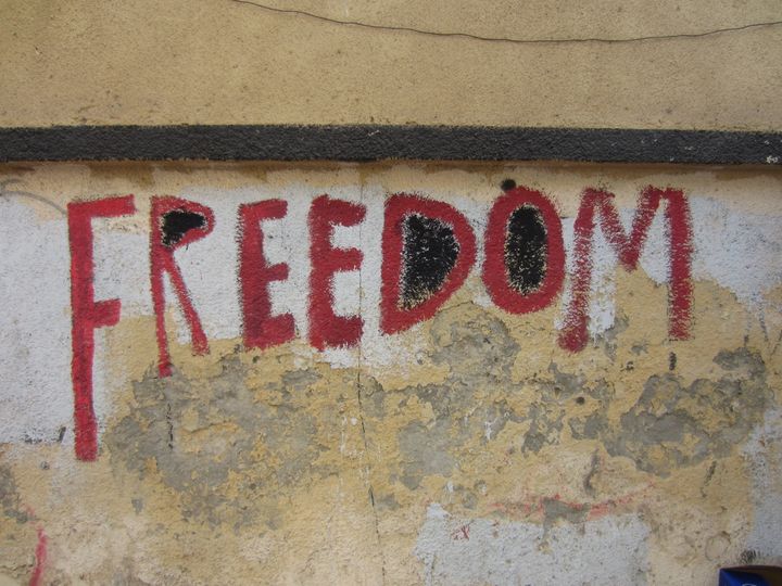 Graffiti on Mohamed Mahmoud Street, Cairo, October 2012.