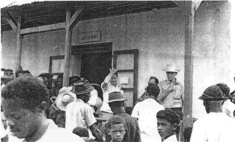 Chagossians hear they will be deported from their homeland, Diego Garcia, 1971.