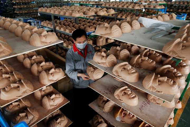 It turns out that Donald Trump masks are a Chinese export.