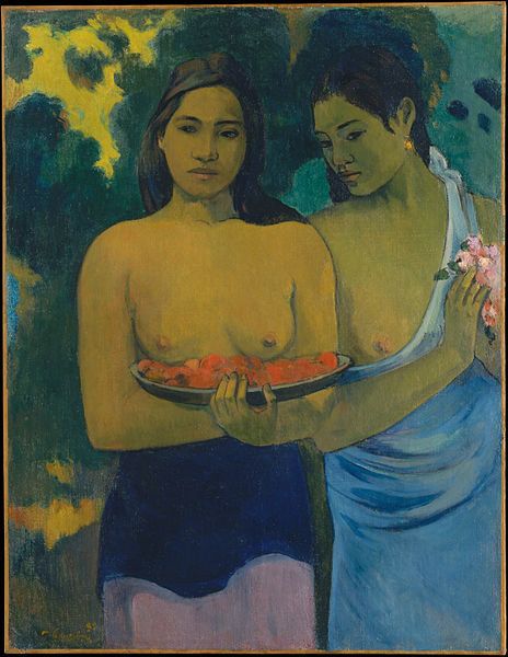 Paul Gauguin, "Two Tahitian Women," 1899