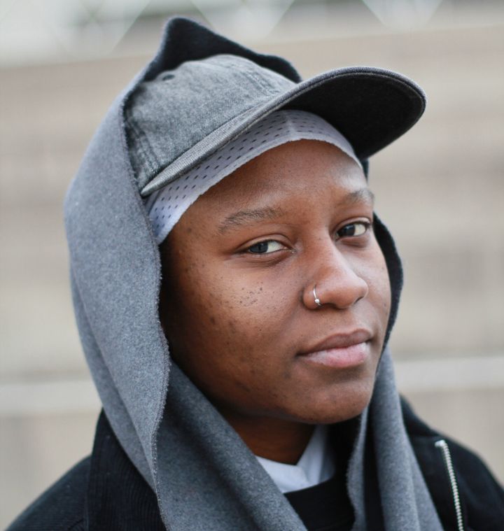 This is Yunique, from Brooklyn. "What I love the most about Yunique's experience with Islam is that she chose it for herself," Habib writes. "She converted to the Nation of Islam as a teen and that kind of independence shaped her life."