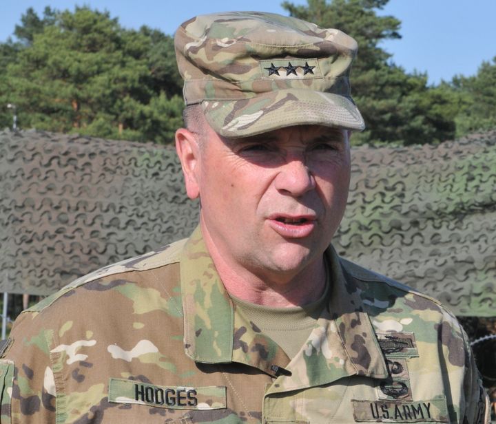 Lt. Gen. Ben Hodges, who commands all U.S. Army forces in Europe, has seen American troop strength in the region drop drastically over his career.