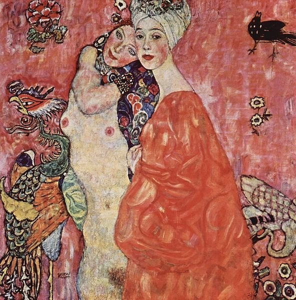 Gustav Klimt, "Die Freundinnen," 1916