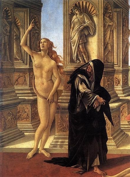 Sandro Botticelli, "Calumny of Apelles," 1495