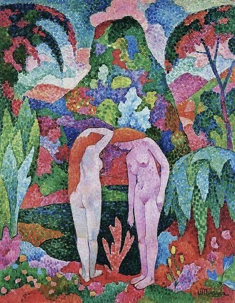 Jean Metzinger, "Two Nudes in an Exotic Landscape," 1905-06 