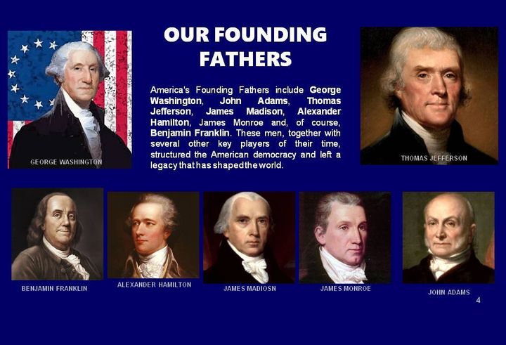 We express our gratitude to the founding fathers for They not only had the vision that was good for them, but it has been good for over two centuries now and will continue for eternity. They were visionaries and the creators of the Democratic institutions and chartered the future for humanity. It is time to pay tribute to them. Thank you, we are grateful to you.
