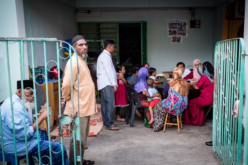 Rasheed invited multiple families to tell us their stories with whom we sat later during the first day.