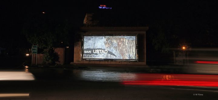 SAVE USTAD (T24) billboard in Jaipur city