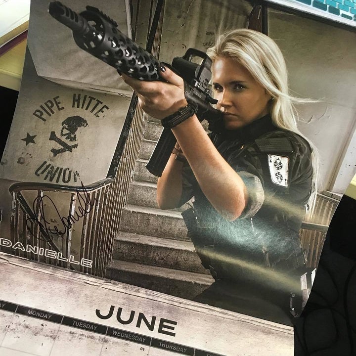 Supplying Bauer's weapon is Dragon Armory's <a href="https://www.facebook.com/pistolpackingprincess/?hc_location=ufi" target="_blank" role="link" rel="nofollow" class=" js-entry-link cet-external-link" data-vars-item-name="Danielle Harris" data-vars-item-type="text" data-vars-unit-name="57790750e4b0746f56483690" data-vars-unit-type="buzz_body" data-vars-target-content-id="https://www.facebook.com/pistolpackingprincess/?hc_location=ufi" data-vars-target-content-type="url" data-vars-type="web_external_link" data-vars-subunit-name="article_body" data-vars-subunit-type="component" data-vars-position-in-subunit="7">Danielle Harris</a> who holds NRA Certificates in basic pistol, rifle and shotgun. She is certified in personal protection inside and outside the home. Danielle is also a Chief range safety officer as well as a master in home firearms safety, and a certified Glock armorer.