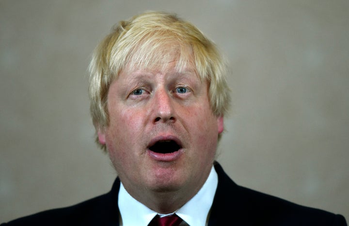 <strong>Vote Leave campaign leader, Boris Johnson, delivers a speech in London, Britain Jun</strong><strong>e</strong><strong> 30.</strong>