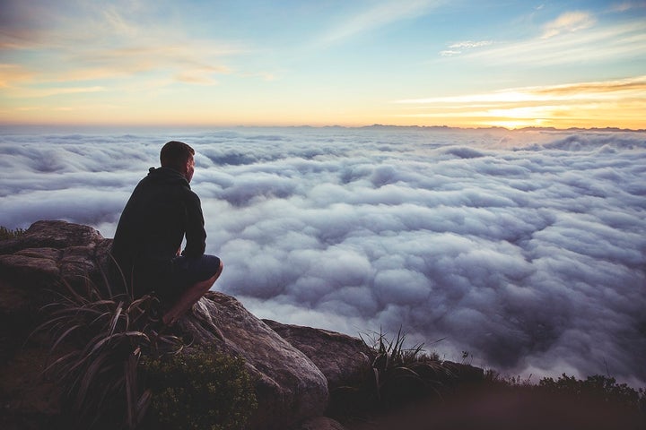 One day you can be this sort of person, the type that gets up in the morning... and hikes all the way up to the top of a mountain above the clouds. But start from the basics.