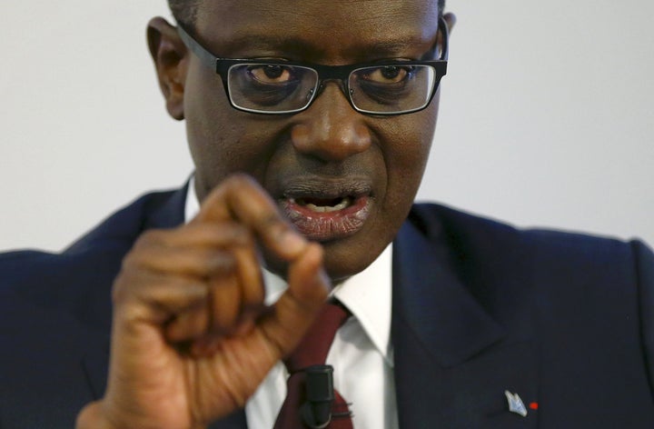 CEO Tidjane Thiam of Swiss bank Credit Suisse