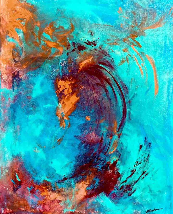 <em><strong>"Aerie"<br></strong>Acrylic<br></em>24" x 30"