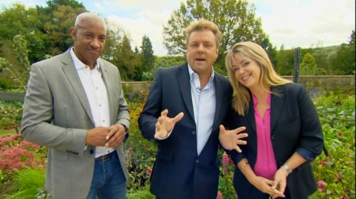 Dion Dublin, Martin Roberts and Lucy Alexander